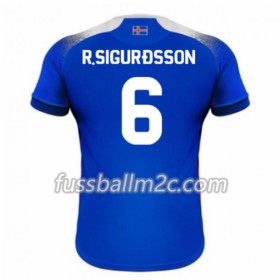Fußballtrikots Island R.Sigurdsson 6 Heim Trikotsatz WM 2018